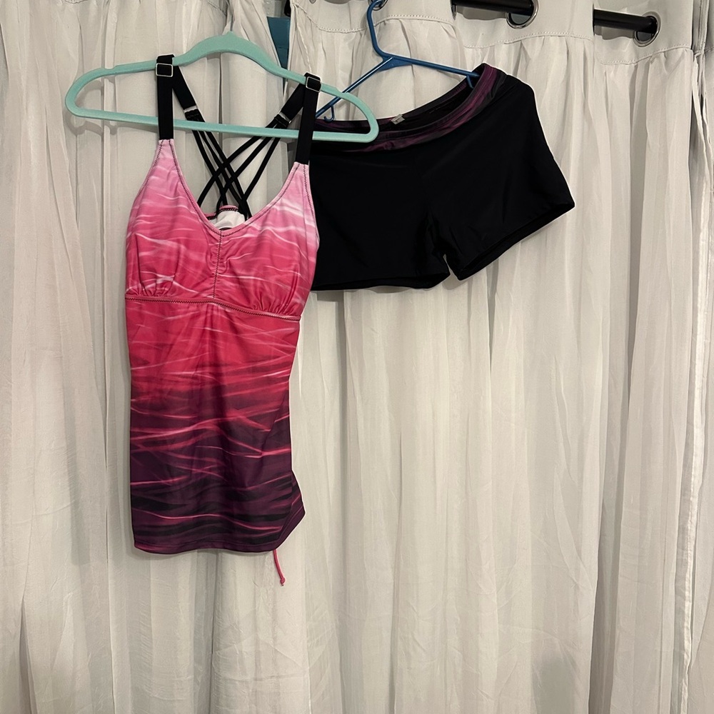 Pink Ombre Women's Swim Set